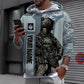 Personalized UK Soldier/ Veteran Camo With Name And Rank Hoodie 3D Printed - 1696377613