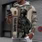 Personalized Germany Soldier/ Veteran Camo With Name And Rank Hoodie 3D Printed - 16963776