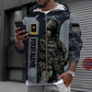 Personalized Germany Soldier/ Veteran Camo With Name And Rank Hoodie 3D Printed - 16963776