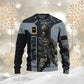 Personalized Germany Soldier/ Veteran Camo With Name And Rank Hoodie 3D Printed - 16963776