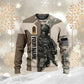 Personalized Germany Soldier/ Veteran Camo With Name And Rank Hoodie 3D Printed - 16963776
