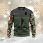 Personalized France Soldier/ Veteran Camo With Name And Rank Hoodie 3D Printed - 0310230002
