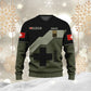 Personalized Swiss Soldier/ Veteran Camo With Name And Rank Hoodie - 0310230001