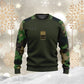 Sweat à capuche personnalisé avec nom et grade de soldat/vétéran suisse - 1696291204
