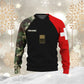 Personalized Swiss Soldier/ Veteran Camo With Name And Rank Hoodie - 0310230007