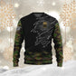 Personalized Swiss Soldier/ Veteran Camo With Name And Rank Hoodie - 0310230009