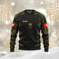Sweat à capuche personnalisé avec nom et grade de soldat/vétéran suisse - 1696291218