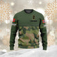 Personalized Norway Soldier/ Veteran Camo With Name And Rank Hoodie - 0310230011