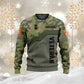 Personalized Norway Soldier/ Veteran Camo With Name And Rank Hoodie - 0310230020