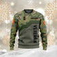 Personalized Norway Soldier/ Veteran Camo With Name And Rank Hoodie - 1696291219