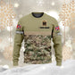 Personalized UK Soldier/ Veteran Camo With Name And Rank Hoodie 3D Printed - 04102300010