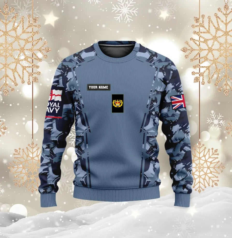 Personalized UK Soldier/ Veteran Camo With Name And Rank Hoodie 3D Printed - 1696377611