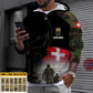 Personalized Swiss Soldier/ Veteran Camo With Name And Rank Hoodie - 16976736