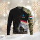 Personalized Netherlands Soldier/ Veteran Camo With Name And Rank Hoodie 3D Printed - 1910230001