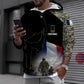 Personalized France Soldier/ Veteran Camo With Name And Rank Hoodie 3D Printed - 1910230001