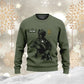 Personalized Ireland Soldier/ Veteran Camo With Name And Rank Hoodie 3D Printed - 2709230001