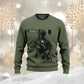 Personalized Ireland Soldier/ Veteran Camo With Name And Rank Hoodie 3D Printed - 2709230001