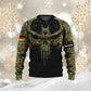 Personalized Germany Soldier/ Veteran Camo With Name And Rank Hoodie 3D Printed - 2010230001