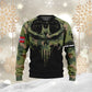 Personalized Norway Soldier/ Veteran Camo With Name And Rank Hoodie - 2010230001