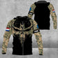 Personalized Netherlands Soldier/ Veteran Camo With Name And Rank Hoodie 3D Printed - 2010230001
