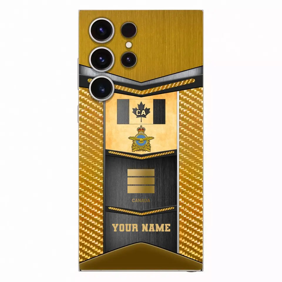 Personalized Canada Soldier/Veterans With Rank And Name Phone Case Printed - 2310230001