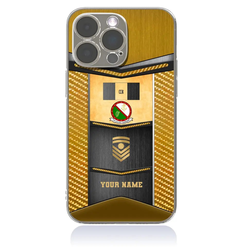 Personalized Ireland Soldier/Veterans With Rank And Name Phone Case Printed - 16980192