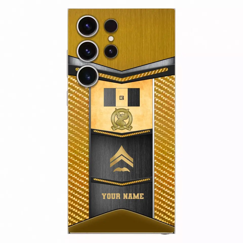 Personalized Ireland Soldier/Veterans With Rank And Name Phone Case Printed - 16980192