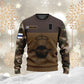 Personalized Finland Soldier/ Veteran Camo With Name And Rank Hoodie 3D Printed - 0710230001