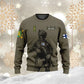 Personalized Finland Soldier/ Veteran Camo With Name And Rank Hoodie 3D Printed - 16968096