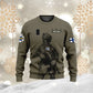 Personalized Finland Soldier/ Veteran Camo With Name And Rank Hoodie 3D Printed - 16968096