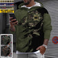 Personalized France Soldier/ Veteran Camo With Name And Rank Hoodie - 0211230002