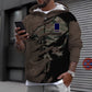 Personalized France Soldier/ Veteran Camo With Name And Rank Hoodie - 0211230002