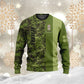 Personalized Denmark Soldier/ Veteran Camo With Name And Rank Hoodie - 0411230001