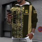 Personalized Austria Soldier/ Veteran Camo With Name And Rank Hoodie - 16990560