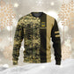 Personalized Austria Soldier/ Veteran Camo With Name And Rank Hoodie - 0411230001