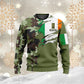 Personalized Ireland Soldier/ Veteran Camo With Name And Rank Hoodie - 0311230001