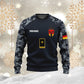 Personalized Germany Soldier/ Veteran Camo With Name And Rank Hoodie 3D Printed - 0611230001