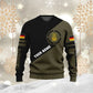 Personalized Germany Soldier/ Veteran Camo With Name And Rank Hoodie 3D Printed - 0611230004