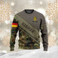 Personalized Germany Soldier/ Veteran Camo With Name And Rank Hoodie 3D Printed - 0611230005