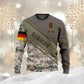 Personalized Germany Soldier/ Veteran Camo With Name And Rank Hoodie 3D Printed - 0611230005