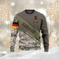 Personalized Germany Soldier/ Veteran Camo With Name And Rank Hoodie 3D Printed - 0611230005