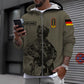 Personalized Germany Soldier/ Veteran Camo With Name And Rank Hoodie 3D Printed - 0611230009