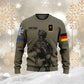 Personalized Germany Soldier/ Veteran Camo With Name And Rank Hoodie 3D Printed - 0611230009