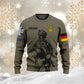 Personalized Germany Soldier/ Veteran Camo With Name And Rank Hoodie 3D Printed - 0611230009