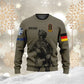Personalized Germany Soldier/ Veteran Camo With Name And Rank Hoodie 3D Printed - 0611230009