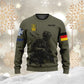 Personalized Germany Soldier/ Veteran Camo With Name And Rank Hoodie 3D Printed - 0611230010