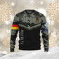 Personalized Germany Soldier/ Veteran Camo With Name And Rank Hoodie 3D Printed - 0711230001