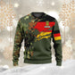 Personalized Germany Soldier/ Veteran Camo With Name And Rank Hoodie 3D Printed - 0711230002