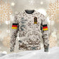 Personalized Germany Soldier/ Veteran Camo With Name And Rank Hoodie 3D Printed - 0711230007