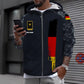 Personalized Germany Soldier/ Veteran Camo With Name And Rank Hoodie 3D Printed - 0711230011